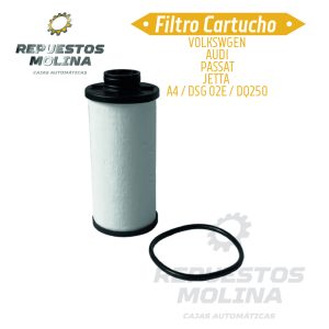 Filtro Cartucho VOLKSWGEN AUDI PASSAT JETTA  A4 / DSG 02E / DQ250