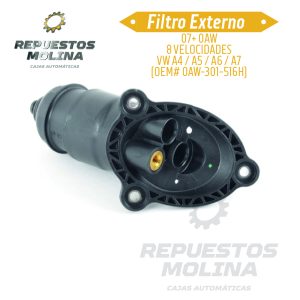 Filtro Externo 07+ 0AW 8 VELOCIDADES VW A4 / A5 / A6 / A7 (OEM# 0AW-301-516H)