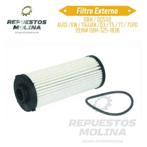 Filtro Externo 0BH / DQ500 AUDI /VW / TIGUAN /Q3 / T5 / TT / 7SPD 0EM# OBH-325-183B