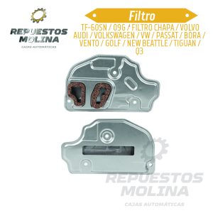 Filtro TF-60SN / 09G / FILTRO CHAPA / VOLVO AUDI / VOLKSWAGEN / VW / PASSAT / BORA /  VENTO / GOLF / NEW BEATTLE / TIGUAN / Q3