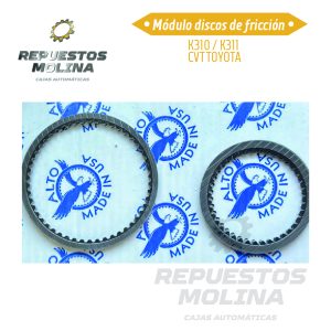 Módulo discos de fricción K310 / K311  CVT TOYOTA