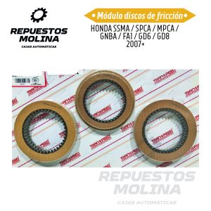 Módulo discos de fricción HONDA SSMA / SPCA / MPCA /  GNBA / FA1 / GD6 / GD8  2007+