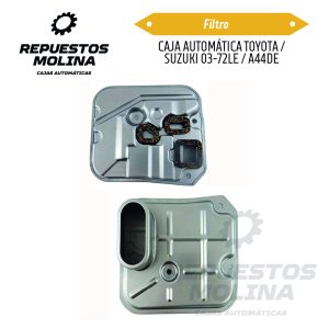 Filtro CAJA AUTOMÁTICA TOYOTA / SUZUKI 03-72LE / A44DE