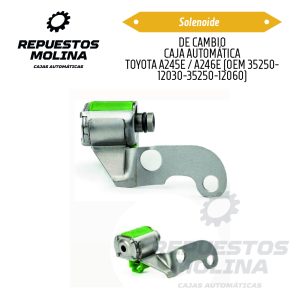 Solenoide DE CAMBIO CAJA AUTOMÁTICA TOYOTA A245E / A246E (OEM 35250- 12030-35250-12060)