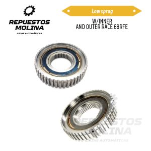 Low sprag W/INNER AND OUTER RACE 68RFE