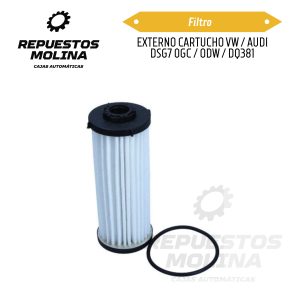 Filtro EXTERNO CARTUCHO VW / AUDI DSG7 0GC / ODW / DQ381