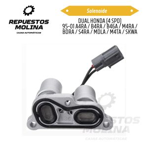 Solenoide DUAL HONDA (4 SPD) 95-01 A4RA / B4RA / B46A / M4RA / BDRA / S4RA / MDLA / M4TA / SKWA