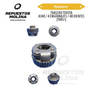 Planetario TRASERO TOYOTA A340 / 4 ENGRANAJES / 48 DIENTES (1985+)