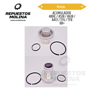 Pistón ACUMULADOR  48RE / A518 / A618 / A413 / TF6 / TF8 88+