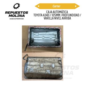 Carter CAJA AUTOMÁTICA  TOYOTA A340 / 105MM. PROFUNDIDAD / VARILLA NIVEL ARRIBA
