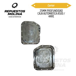 carter 25MM PROFUNDIDAD CAJA AUTOMÁTICA A500 / 44RE