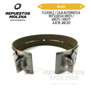 banda FLEXIBLE / CAJA AUTOMÁTICA  MITSUBISHI KM171 / KM175 / KM177  4,4CM. ANCHO