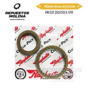 módulo discos de fricción VW 02E (DQ250) 6 SPD
