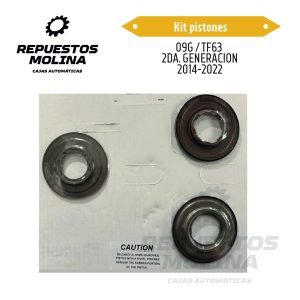 Kit pistones 09G / TF63  2DA. GENERACION 2014-2022