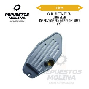Filtro CAJA  AUTOMÁTICA  CHRYSLER 45RFE / 65RFE / 68RFE 5-45RFE 4X2