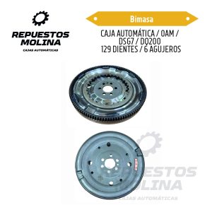 Bimasa CAJA AUTOMÁTICA / 0AM /   DSG7 / DQ200   129 DIENTES / 6 AGUJEROS