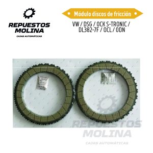 Módulo discos de fricción VW / DSG / 0CK S-TRONIC /  DL382-7F / OCL / 0DN
