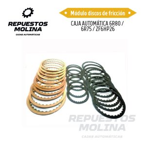 Módulo discos de fricción CAJA AUTOMÁTICA 6R80 /  6R75 / ZF6HP26