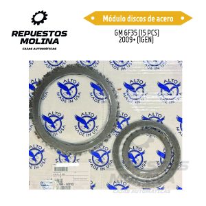 Módulo discos de acero GM 6F35 (15 PCS) 2009+ (1GEN)