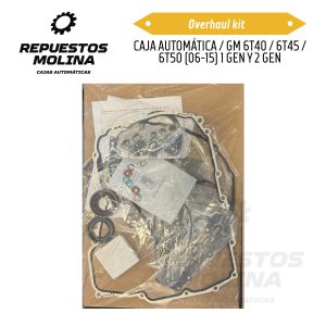 Overhaul kit CAJA AUTOMÁTICA / GM 6T40 / 6T45 / 6T50 (06-15) 1 GEN Y 2 GEN