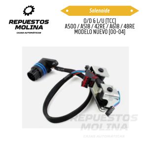 Solenoide O/D & L/U (TCC) A500 / A518 / 42RE / A618 / 48RE MODELO NUEVO (00-04)
