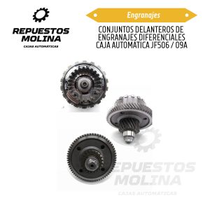 Engranajes CONJUNTOS DELANTEROS DE  ENGRANAJES DIFERENCIALES CAJA AUTOMÁTICA JF506 / 09A
