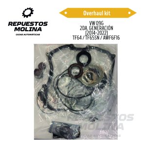 Overhaul kit  VW 09G  2DA. GENERACIÓN (2014-2022) TF64 / TF65SN / AWF6F16