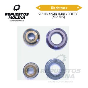 Kit pistones SUZUKI / NISSAN  JF414E / RE4F03C (2012-2015)