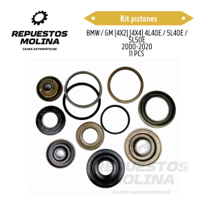 Kit pistones BMW / GM (4X2) (4X4) 4L40E / 5L40E / 5L50E 2000-2020 11 PCS