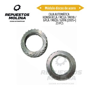 Módulo discos de acero CAJA AUTOMÁTICA   HONDA BCLA / MCLA / MKYA / GPLA / MKZA / GPPA (2005+) 23 PCS