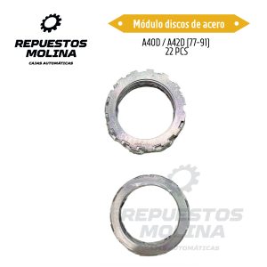 Módulo discos de acero A40D / A42D (77-91)  22 PCS