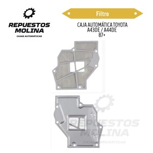 Filtro CAJA AUTOMÁTICA TOYOTA A43DE / A44DE 87+