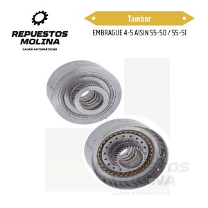 Tambor EMBRAGUE 4-5 AISIN 55-50 / 55-51