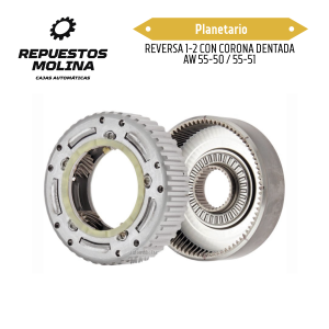 Planetario REVERSA 1-2 CON CORONA DENTADA AW 55-50 / 55-51