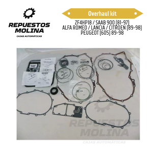 Overhaul kit ZF4HP18 / SAAB 900 (81-97) ALFA ROMEO / LANCIA / CITROEN (89-98) PEUGEOT (605) 89-98